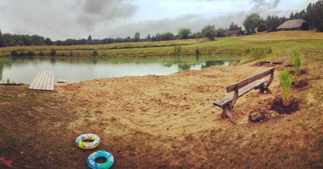 The pond by the homestead